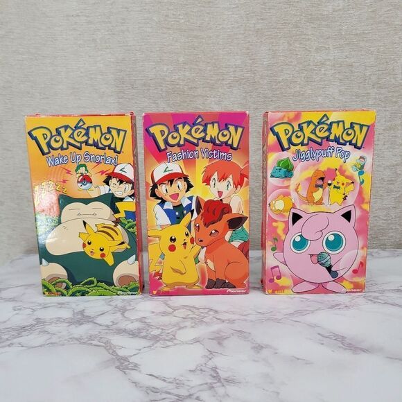 Pokemon 1997 1998 VHS Lot of 6 Tapes Blockbuster 90s Vintage Nostalgic - Picture 2 of 14
